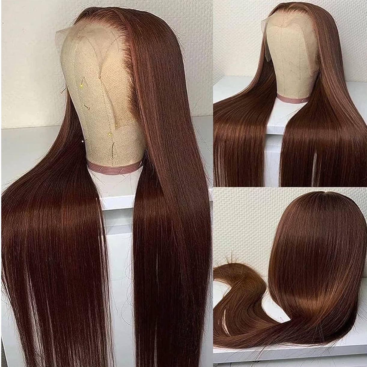 26inch 13x4 Chocolate Brown Wig Vendor